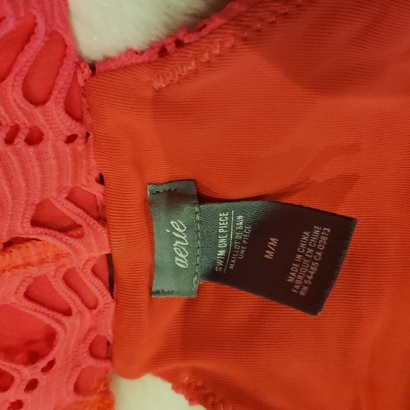 Aerie Swim Off Shoulder Bathing Suit - Picture 3 of 4